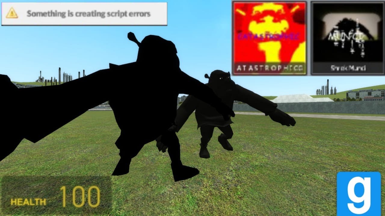 THE SHREK CATASTROPHIC AND SHREK MUNCI IS MADLY | GMOD