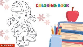 How to Teach My Toddler to Color l Coloring Videos for Kids Easy