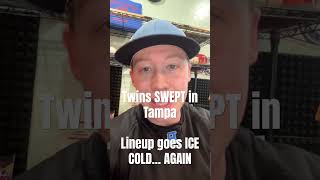 Twins SWEPT in Tampa Lineup goes ICE COLD… AGAIN #twins #mntwins #mlb