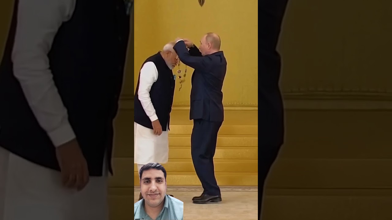 Putin Awards Indian PM Modi With Russia's Top State Order