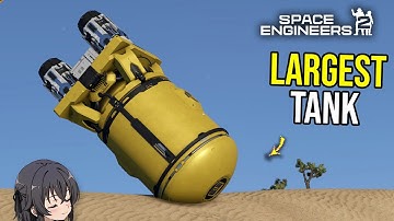 Biggest Hydrogen Tank Explosion Physics Tested, Space Engineers 2