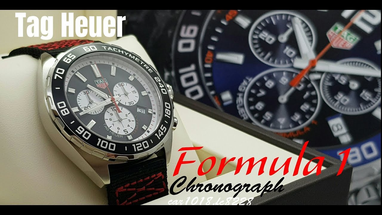 Obzor Novogo Tag Heuer Formula 1 Chronograph Youtube