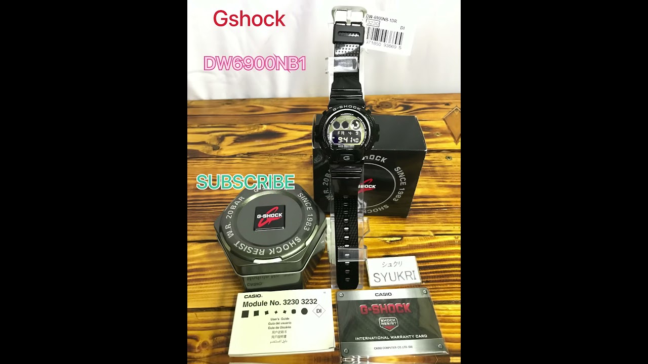 Gshock Original DW6900NB1