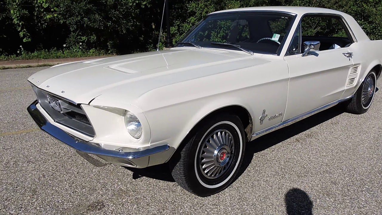 1967 ford mustang white for sale at www coyoteclassics com YouTube