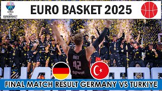 FINAL Match RESULT Euro Basket 2025 Exposed | Turkiye vs Germany