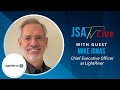 Newly appointed ceo of lightriver mike jonas talks to jsa tv