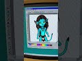 🎨 Drawing Chibi Neytiri in Retro PixelPaint 2.5 | Avatar Fan Art Speedpaint