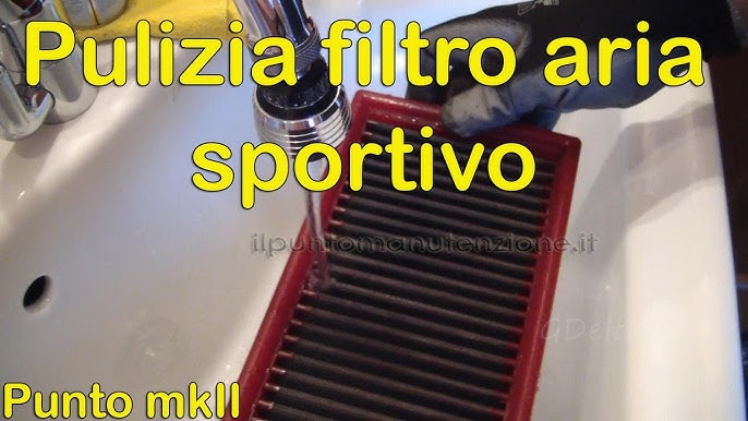 PULIZIA FILTRO ARIA SPORTIVO Bmc// ecco come fare 