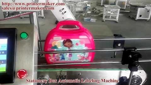 Stationery Box Automatic Labeling Machine,Automatic Labeler,ALM-71200