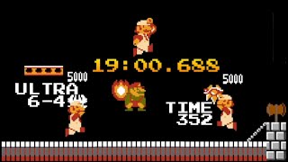 Super Mario Bros. Warpless in 19:00.688