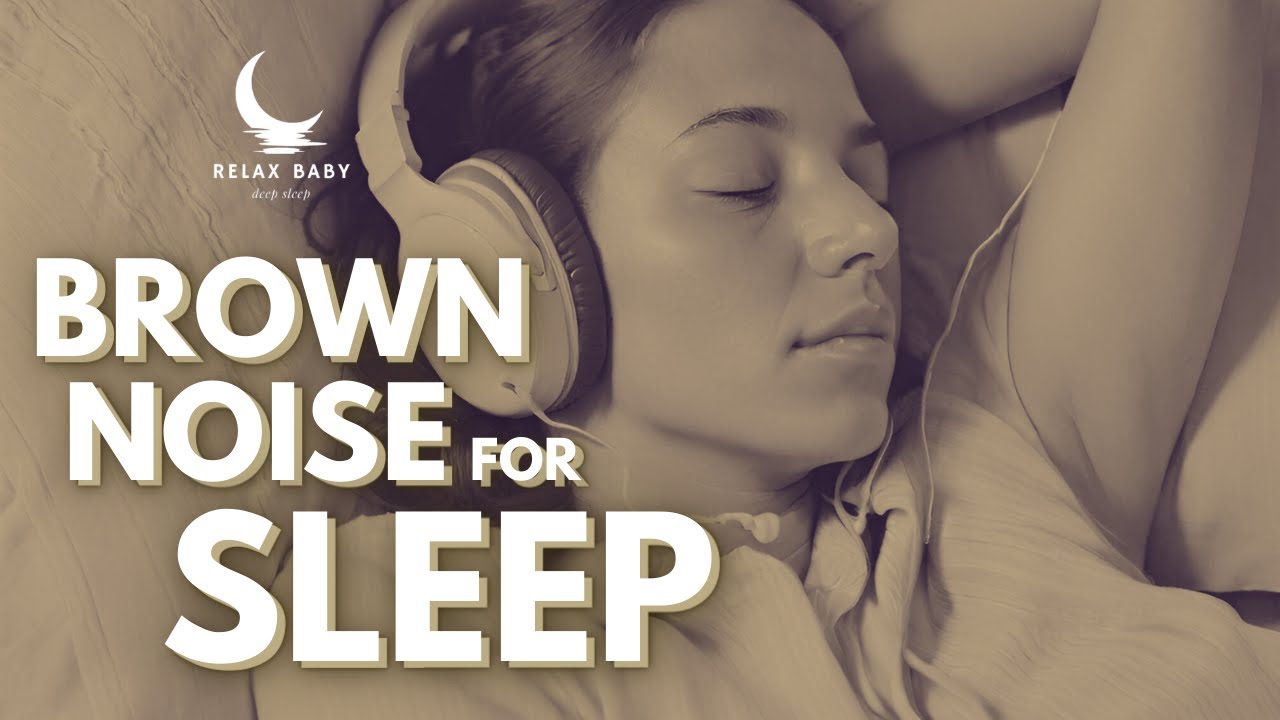 8 Hours of Brown Noise for Deep Sleep DARK SCREEN Relaxing Brown