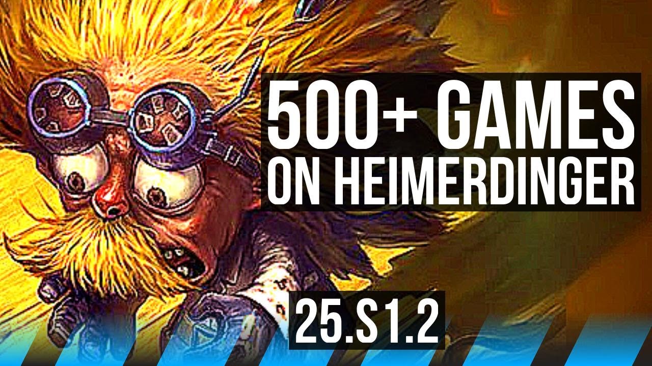HEIMERDINGER vs VIKTOR (MID) | 500+ games | KR Master | 25.S1.2