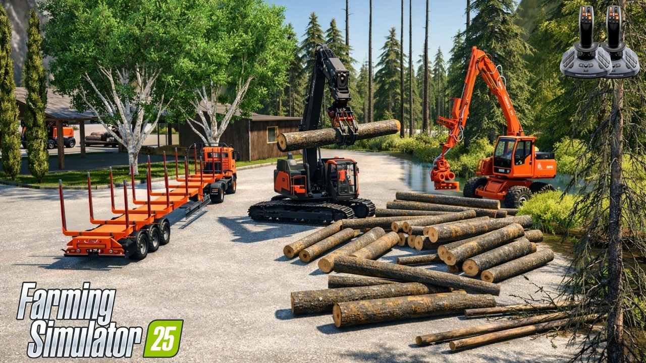 This Is How i Maintain My Mega Sawmill Base Only By Myself | FS25