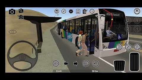 The first bus route driven by a rude bus driver (Proton Bus Sim. -----Linha767 Mi2U11 )