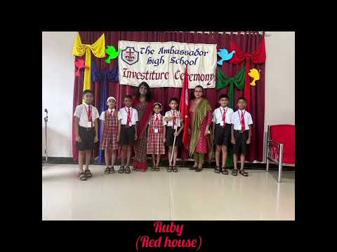 the ambassador High school. investiture ceremony
