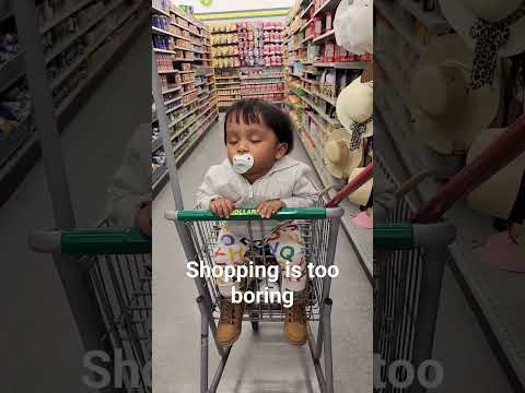 Sleeping in shopping