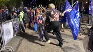 TRUMP SUPPORTERS dancing KILLING IN THE NAME... 😶
