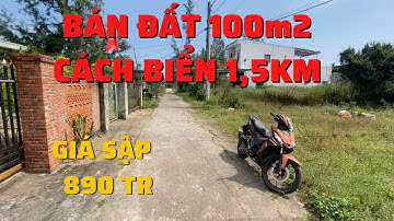 Chủ cần tiền bán đất 100m2 thổ cư, cách biển 1,5km, giá sập rẻ, dân cư đông tại Điện Dương Quảng Nam