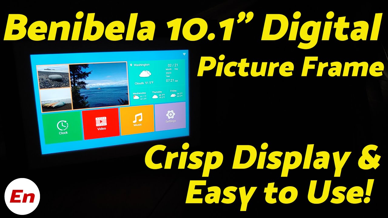 Benibela Digital Picture Frame Review; BEST Value for Money !! FULL HD