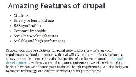 Drupal -- Perfect Platform For Your Social Media Site