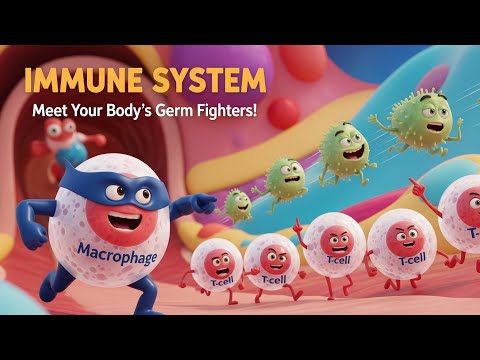 How Your Body Fights Germs! 🦠 Immune System Explained!