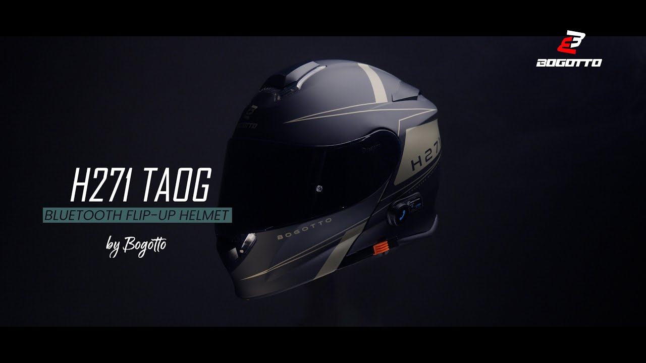 Bogotto H271 BT Casque Modulable Bluetooth - Confort Et Technologie Pour Motards