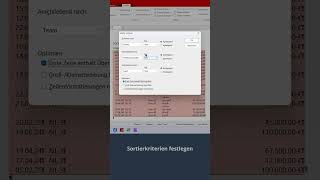 TextMaker Tabelle sortieren