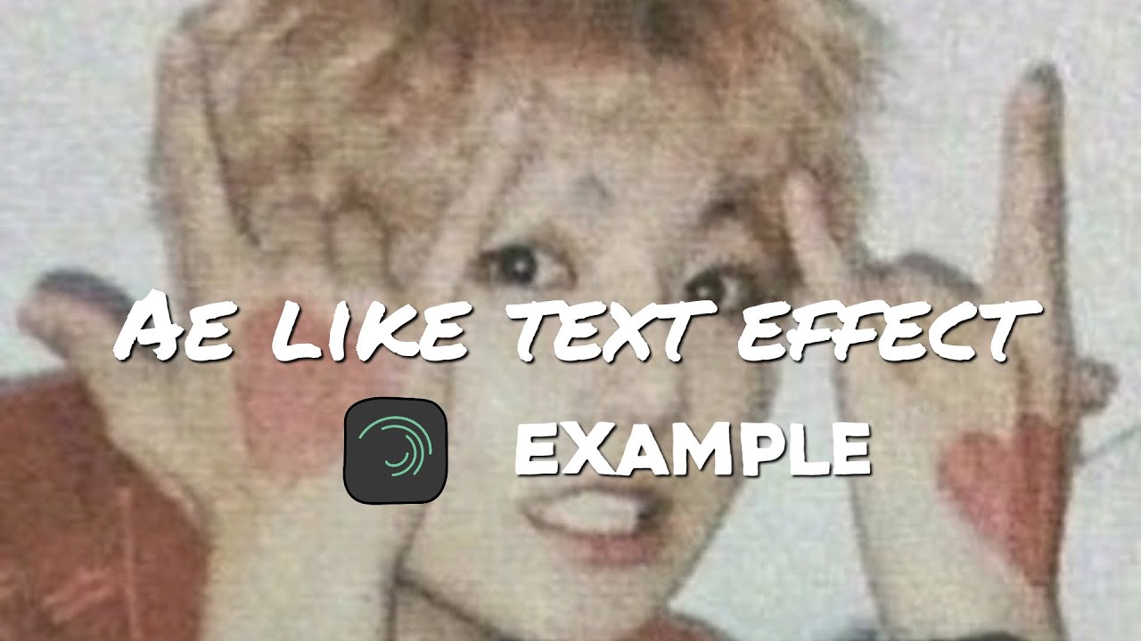 Ae Like text effect on Alight Motion - YouTube