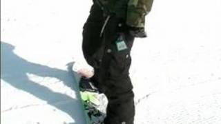 How to Do Snowboard Tricks at the Park : How to 50-50 a Snowboard on a Rainbow Box