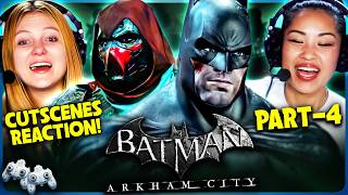 BATMAN: ARKHAM CITY CUTSCENES (Part 4/5) REACTION! | Vivian & Alli