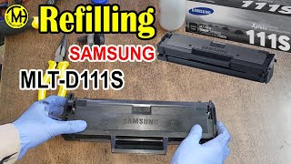 How to refill Samsung MLTD111S Cartridge.