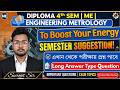🔥SUGGESTION 2026 For Diploma 4th Semester ME | Engineering Metrology। Boost Score | By Surojit Sir