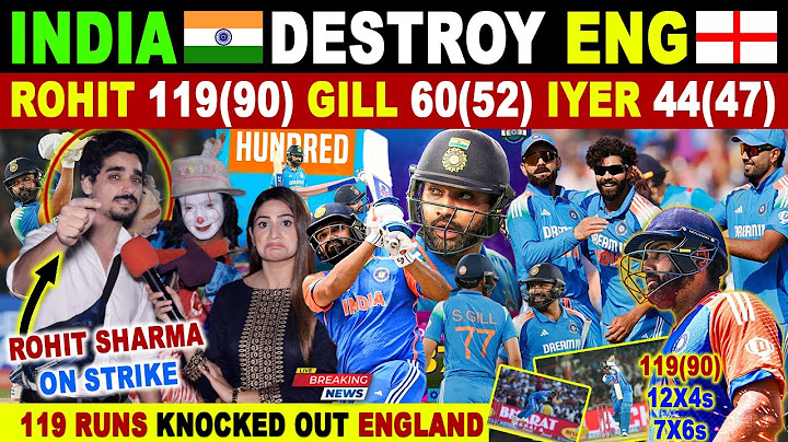 YahOoO🥳IND🇮🇳 Update Bazzball Software In 2nd ODI 😂| SHARMA 119(90) Subman Gill 60(52)
