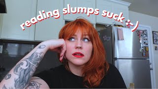 3 ways i get out of a reading slump (but please tell me how you get through one too) 🫣 [cc]