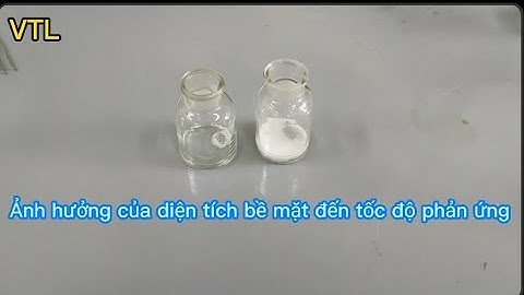 Thí Nghiệm Ảnh Hưởng Của Diện Tích Bề Mặt Đến Tốc Độ Phản Ứng | Hoá học 10 | Đá Vôi Tác Dụng Với HCl