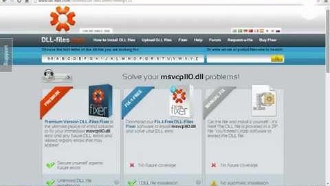 How to fix msvcp110 dll file missing error!
