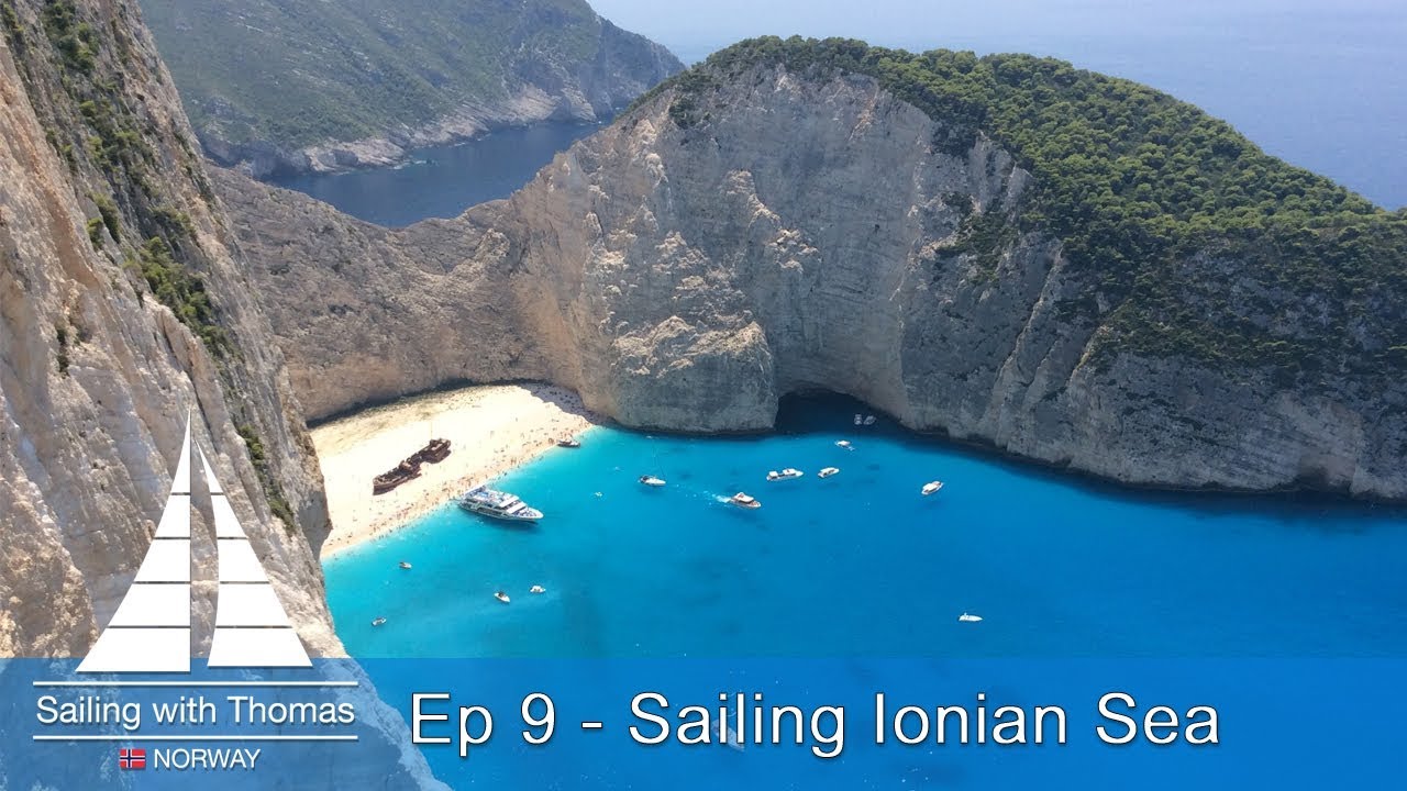 Sailing to Shipwreck bay Zakynthos and Turtle Island - SwT 9