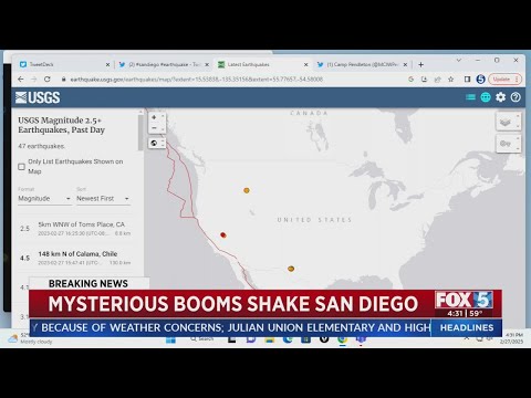 Mysterious Boom Shakes