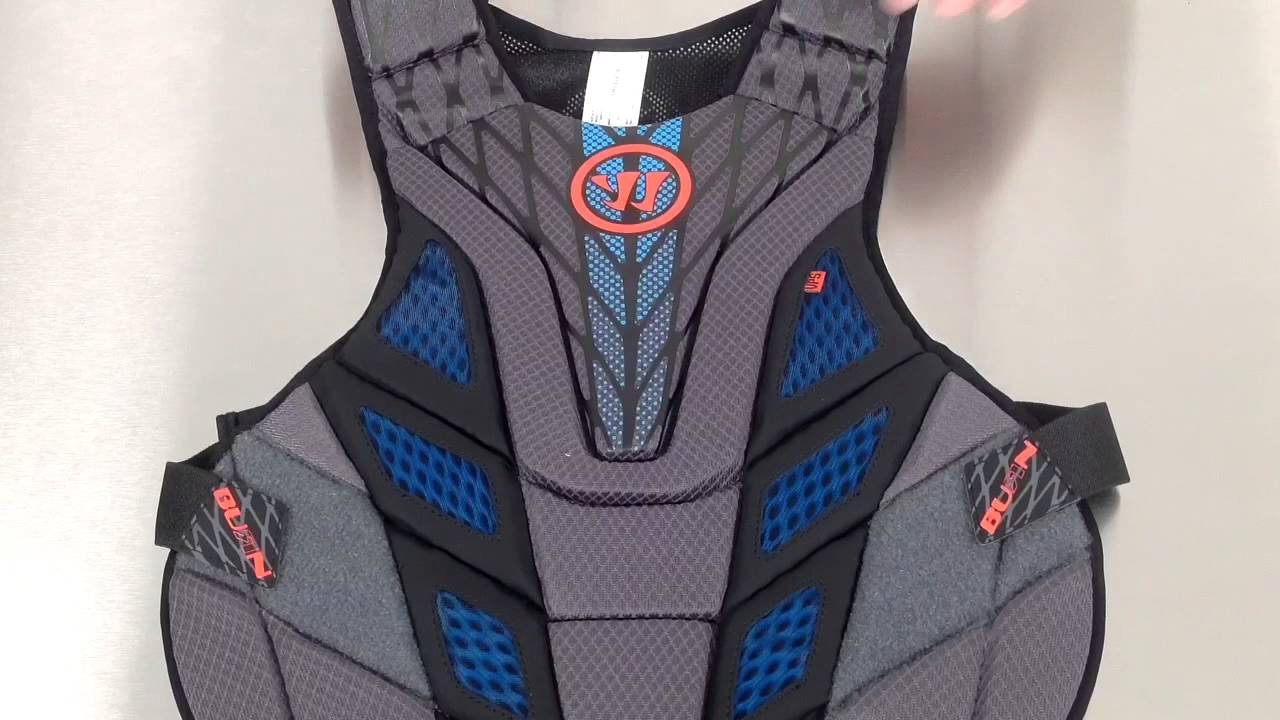 Warrior Burn Lacrosse Goalie Chest Pad YouTube