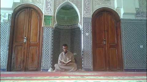 القارئ المغربي محمد الحسناوي