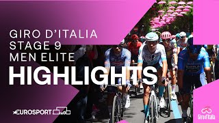 BREATHTAKING SPRINT!  | Giro D'Italia Stage 9 Race Highlights | Eurosport Cycling