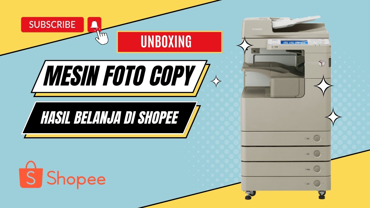 Camera Copy Table Shopee Unboxing Mesin Foto Copy dari Shopee - Sensasi Belanja! - YouTube