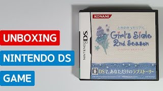 Tokimeki Memorial Girl's Side 2nd Season (NDS, Japan) - Unboxing
