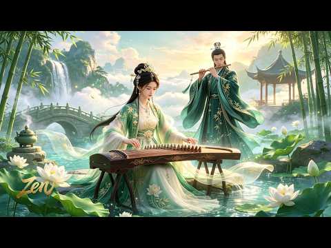 Inner Peace & Restful Sleep | 2 Hours Chinese Zen Guzheng & Flute Music