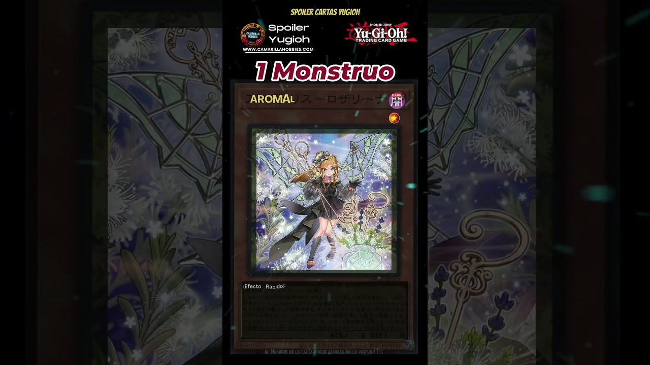 Yu-Gi-Oh! Carta Aromalylith Rosalina de Phantom Nightmare 