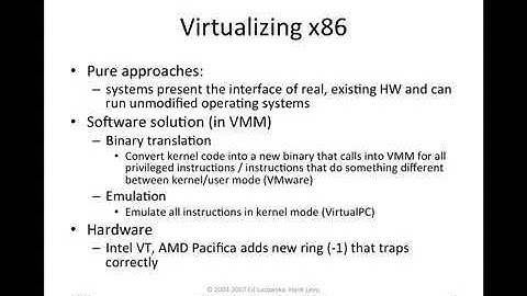 CS 537 - Lecture - Virtualizing CPU and Memory