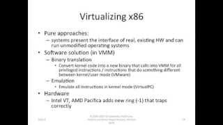 CS 537 - Lecture - Virtualizing CPU and Memory