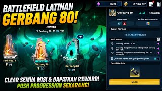 SOLO LEVELING ARISE | GERBANG 80 AUTO CLEAR?! GUIDE BATTLEFIELD LATIHAN & REWARD TERBAIK!