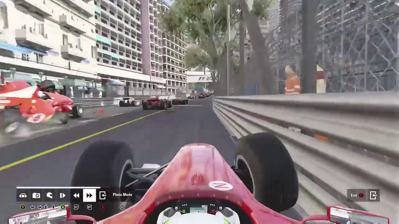 Bad Crash At Start In Monaco F1 2017 Game