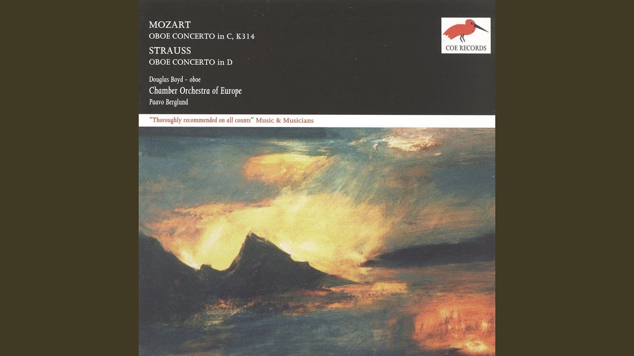 R. Strauss: Concerto for oboe and orchestra in D, AV144: 1. Allegro moderato - Vivace - Tempo...